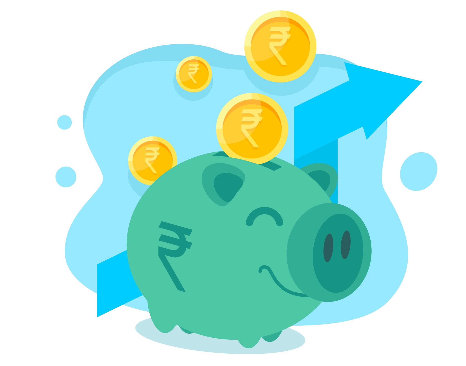 Lakhpati Deposit Illustration